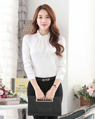 長袖女士襯衫定制